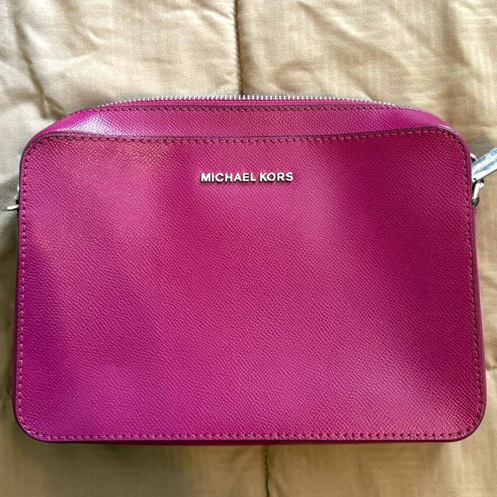 Michael Kors Jet Set Crossbody Large - Berry